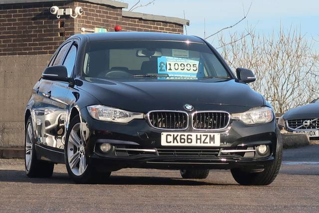 BMW 3 Series 2.0 330e Sport 4dr Step Auto Saloon Petrol / Electric Hybrid BLACK