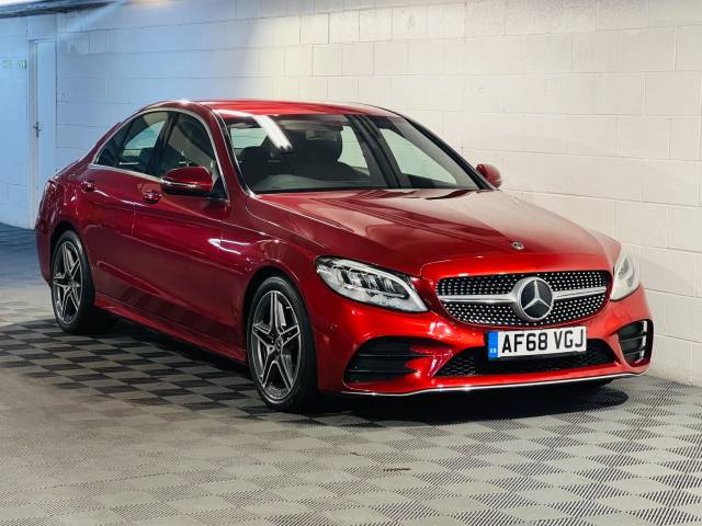 Mercedes-Benz C Class 2.0 C220d AMG Line 4dr 9G-Tronic Saloon Diesel RED