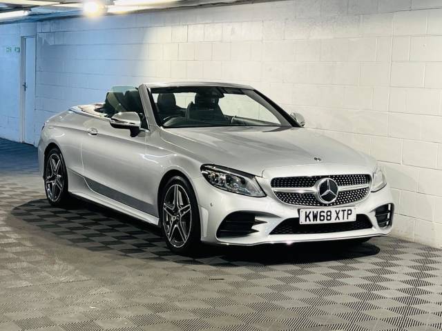 Mercedes-Benz C Class 2.0 C300d AMG Line Premium 2dr 9G-Tronic Convertible Diesel SILVER