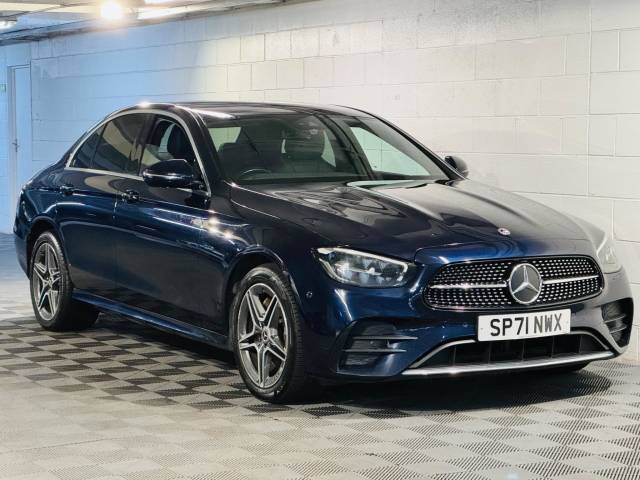 Mercedes-Benz E Class 2.0 E300de AMG Line Edition 4dr 9G-Tronic Saloon Diesel Parallel PHEV BLUE